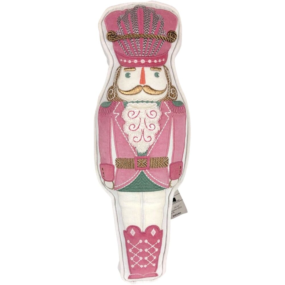 Pottery Barn LoveShackFancy Nutcracker Pillow Velvet Holiday Decor NEW  *READ*